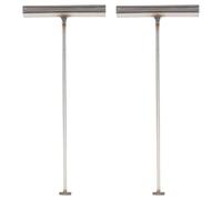 USHOBE Manhole Cover Lifter T Handle Stainless Steel in 2pcs Strong Load Capacity Utility Tool and Roller Shutter Door and Sewer Cargo Daily Life and Work