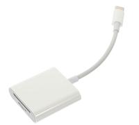 USHOBE Multifunctional USB C Memory Card Reader Adapter with Reliable Abs Material, Compact Type-c Otg Adapter for Camera and Mobile Devices, White Colour Suitable for Travel and Daily