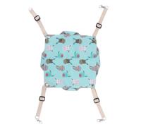 USHOBE Pet Bed Hanging Sleeping Pouch for Small Animals Lightweight Cloth Material with Adjustable Cotton Strap, Warm and Super Cute Design Suitable for House Use