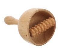USHOBE Portable Wooden Back Massager Smooth Edges for Reduction, Cup Shaped Scraping Supply for Cupping Therapy and Massage, for Use the Gym a Housewarming Gift