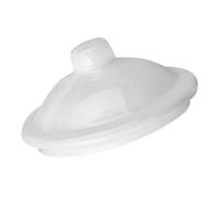 USHOBE Replacement Enamel Mug Lid, Round White Cup Accessory