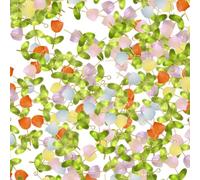USHOBE Tulip Flower and Leaf Shaped Assorted Glass Beads Glass Beads Smooth and Threadable Random Color for Jewelry Making for Bracelet Making and DIY Crafts