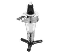 USHOBE Wall-mounted Wine Dispenser Spout Upside down Bottle Holder Space-saving Alcohol Pourer for Whiskey Brandy Vodka Bar Use