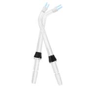 USHOBE Water Flosser Nozzle Replacement Tips for Advanced Plaque Removal 2pcs Portable Acrylic Jet Heads for Oral Irrigator and Braces at Home and Travel