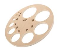 USHOBE Wooden Cervical Dilations Wheel Detailed Fetal Position Tool for Obstetric Training Institutions, Hollow Design Teaching Prop for Students and Midwives