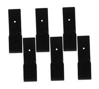 USHOBE Wrestling Belt Display Holder Preventing Surface Scratch Wall Mount 6pcs Acrylic Organizer for Heavy Duty Black Rack Championship and Wrestling Belts for Home Training Rooms