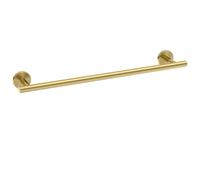 USHOWER Brushed Gold Towel Bar, 26.6-Inch Large Bathroom Towel Rack, SUS304 Stainless Steel, Modern Style