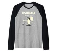 Ushuaia Argentina Sunset Raglan Baseball Tee