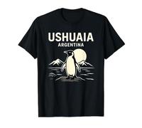 Ushuaia Argentina Sunset Value Graphic T-Shirt, Men, Black, XL