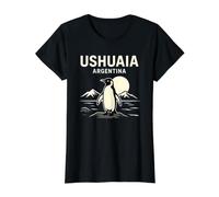 Ushuaia Argentina Sunset Value Graphic T-Shirt, Women, Black, M