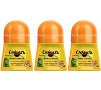Ushuaïa - Bahia Do Brasil Absorbent Clay & Passion Fruit Scent Deodorant Women 48h Effectiveness - 50 ml - Pack of 3