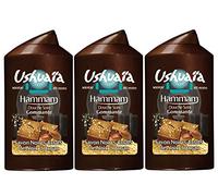 Ushuaïa - steam shower care exfoliating soap & black shards of argan nuts - 250 ml - set of 3