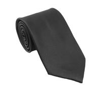 USHXVG 1 Piece of Black Tie, Men's Formal Wear, Business Tie, Professional Shirt Tie, Self-Made Tie, Suitable for Business and Wedding Occasions