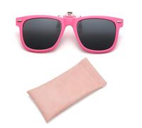 USHXVG 1 Piece Of Children'S Sunglasses, 1 Piece Of Storage Bag, Clip-On Sunglasses, Flip-On Clip-On Sunglasses, Sunglasses For Boys And Girls
