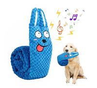 USHXVG 1-Piece Set of Dog Chew Toys, Squeaky Interactive Toys, Pet Training Toys, Dog Educational Toys, Dog Sniffing Toys for Small, Medium and Large Dogs (Blue)