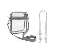 USHXVG 1 Piece Transparent Shoulder Bag, Replacement Shoulder Strap, Adjustable Strap, Waterproof, Portable Travel Bag, Multi-Functional Storage Bag