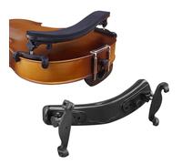 USHXVG 1 Piece Violin Shoulder Rest, Black, 4/4-3/4, Adjustable Height, Non-Slip Sponge Pad