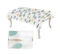 USHXVG 1 Piece Waterproof Small Coffee Tablecloth, Perfect for Picnics, Parties (White)