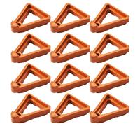 USHXVG 12 Piece Flower Pot Stand, Triangular Outdoor Flower Pot Stand, Clay Flower Pot Feet, Flower Pot Base, Potted Plant Base, Garden Greenhouse Pot Stand