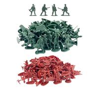 USHXVG 200 Pieces of Toy Soldiers, Men's Toys, Toy Soldier Characters, Mini Soldier Toys, Soldier Animal Training Toys