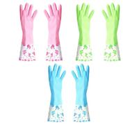 USHXVG 3 Pairs Of Dust Gloves, Microfiber Gloves, Cleaning Gloves, Car Wash Gloves, Household Cleaning Gloves, Reusable Wear-Resistant Gloves