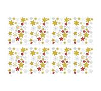 USHXVG 8 Snowflake Glitter Stickers, Shiny Bling Effect, Easy To Paste Adhesive, Suitable For Holiday Decoration And Greeting Card Production.