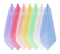 USHXVG Pack of 7 Multi-purpose Bamboo Charcoal Fiber Cloths for Kitchen, Bathroom, Bedroom