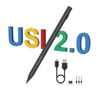 USI 2.0 Stylus Pen for Chromebook & Amazon Fire Max 11, Support Lenovo Chromebook Duet, Acer chromebook Spin314, ASUS Flip, HP, Google Pixel Tablet Stylus, 4096 Pressure Sensitivity USI Pen 2.0 Stylus