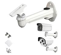USIDAE Universal CCTV Security Camera Mounting, IP Camera Bracket, Aluminum Alloy Indoor Outdoor Wall Ceiling Mount Holder Stand Monitor Rotary Bracket (1 Set) (1 Pack)