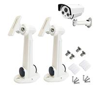 USIDAE USIDAER Universal CCTV Security Camera Mounting, IP Camera Bracket, Aluminum Alloy Indoor Outdoor Wall Ceiling Mount Holder Stand Monitor Rotary Bracket (2 Pack)