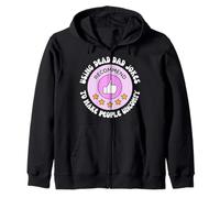 Using Dead Dad Jokes To Make People Uncomfy Vintage Quote Zip Hoodie