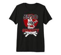 Using Gravity As A Weapon Combat Sport Athlete Gift Judo Premium T-Shirt