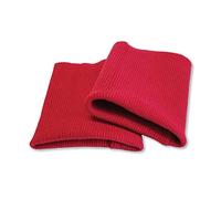 USIT, Cotton Finished Knit Cuffs, 3"x3.5", Ideal for Repairing Sweaters and Sweatshirts, 1 Pair, Red