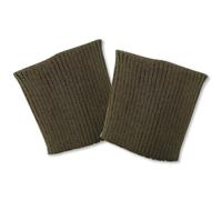 USIT, Wool Finished Knit Cuffs, 3"x3.5", Ideal for Repairing Jackets, 1 Pair, Olive Green