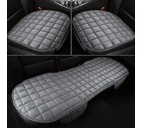 USJEKZI66 Soft Car Seat Mat With Pockets For Mercedes-Benz E-class Sedan 2014-2017 2018 2019 2020 2021 2022 2023 2024, Car Seat Cover Non-Slip Winter Pad Flocking Cloth,Grey