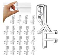 Uskerb 20-Pack Clear Plastic Blind Clips - Effortless Window Valance Installation for Elegant Home Decor