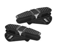 Uskerb 2Pcs Sunglasses Holder for Car - Secure and Convenient Car Glasses Holder Clip for Sun Visor, Easy to Install Eyeglass Storage Solution