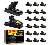 USKICH 20 Pack Mouse Trap Mice Trap That Work Human Power Mouse Killer Mouse Catcher Quick Effective Mouse Trap Mice Trap That Work Human Power Mouse Killer Mouse Catcher Quick Effective