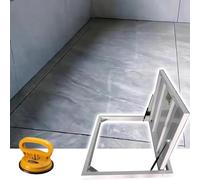 Usknxiu Crawl Space Access Door with Suction Cups Opener, Hidden Inspection Hole Entrance Cover for Basement/Cellar