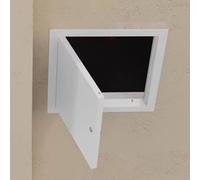 Usknxiu Lockable Metal Access Panel for Ceiling - Concealed Inspection Hatch for Electrical & Plumbing, Ideal for Hotel & Residential Use, Durable & Secure Design