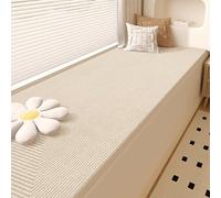 Usknxiu Window Sill Mat Waterproof Bay Window Cushion Cover Non Slip Furniture Seat Mat, Anti Cat Scratch Window Lounger Liner Indoor, For Bay Windows and Balconies,E,L79xW28in
