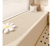 Usknxiu Window Sill Mat Waterproof Bay Window Cushion Cover Non Slip Furniture Seat Mat, Anti Cat Scratch Window Lounger Liner Indoor, For Bay Windows and Balconies,C,L71xW8in