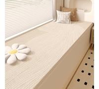 Usknxiu Window Sill Mat Waterproof Bay Window Cushion Cover Non Slip Furniture Seat Mat, Anti Cat Scratch Window Lounger Liner Indoor, For Bay Windows and Balconies,F,L47xW31in