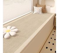 Usknxiu Window Sill Mat Waterproof Bay Window Cushion Cover Non Slip Furniture Seat Mat, Anti Cat Scratch Window Lounger Liner Indoor, For Bay Windows and Balconies,D,L59xW24in