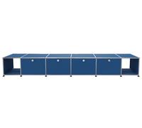 USM Board gentian blue without locks Wx270 cm USM Haller SINGLE PIECES