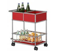 USM Haller bar trolley ruby red - USM LOOM BOOK 20_23