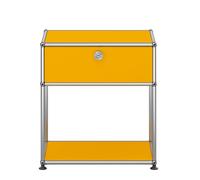 USM Haller bedside table with open compartment M54 Gold Yellow - QS M54 1004