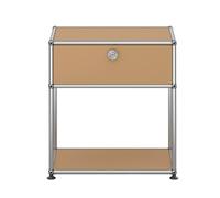 USM Haller bedside table with open compartment M54 QUICK SHIP Beige - QS M54 BEIGE