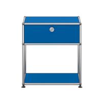 USM Haller bedside table with open compartment M54 QUICK SHIP Gentian Blue - QS M54 5010