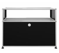 USM Haller Beistellmöbel mit Schublade graphitschwarz - USM_Beistell_DE_QS_O 1 graphit